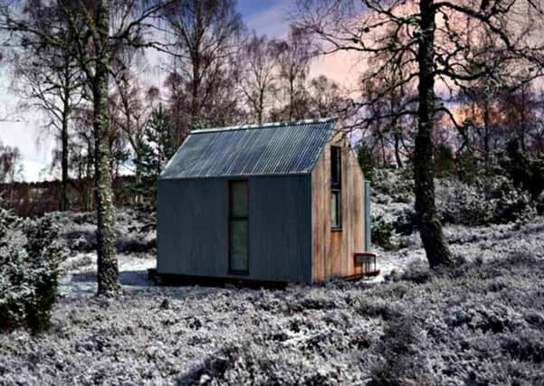 Inshriach Bothy near Aviemore, designed and built by artist Bobby Niven and architect Iain MacLeod, represents a new generation of hut being built in Scotland. The pair have just brought a new simple cabin to market. PIC: The Bothy Project.