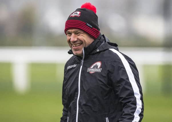 Edinburgh coach Richard Cockerill will be all smiles on Saturday if his team qualify for the Pro-14 play-offs. Picture: Gary Hutchison/SNS/SRU