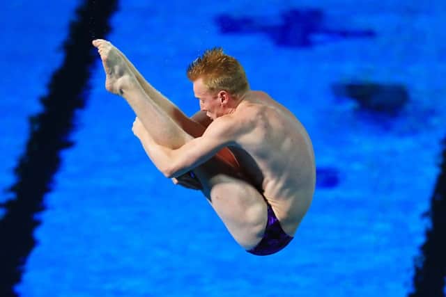 Scotland's James Heatly in action during today's final PICTURE: PA