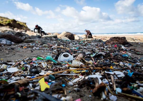 Scotland witnessed a seven per cent rise in beach litter last year. PIC: Alexa Pope/Surfers Against Sewage.
