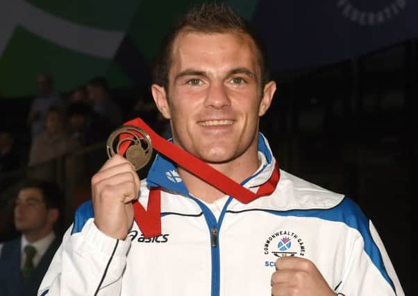 Stephen Lavelle won Glasgow 2014 heavyweight boxing bronze for Scotland, but has emigrated to Australia. Picture: Lisa Ferguson