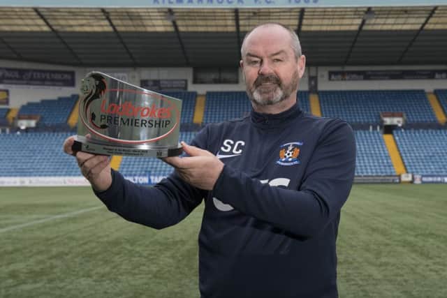 Kilmarnock manager Steve Clarke. Picture: SNS