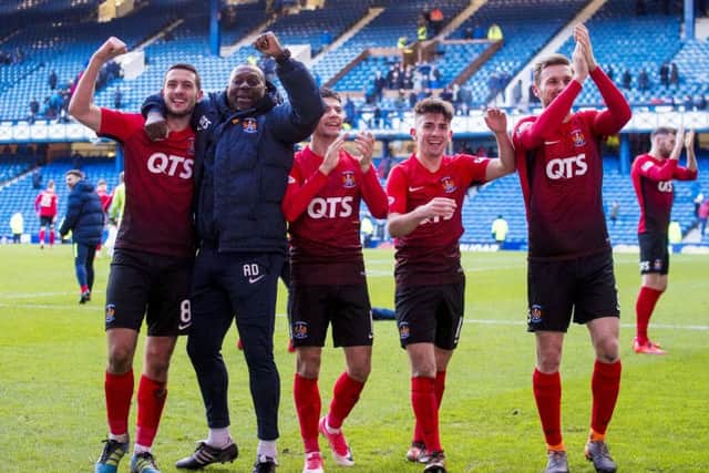 Kilmarnock won on their last trip to Ibrox. Picture: SNS