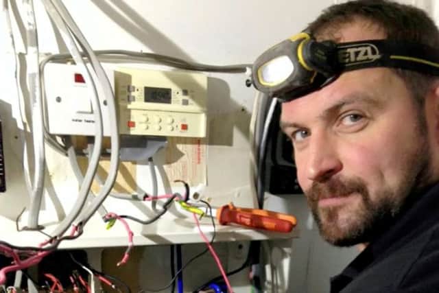 The electrician has quit his day job to become a full-time Jacobite after appearing as an extra on smash hit time-travel drama Outlander. Picture: CP/SWNS