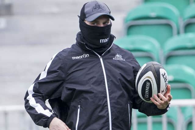 Finn Russell at Glasgow Warriors training earlier in the week. Picture: SNS