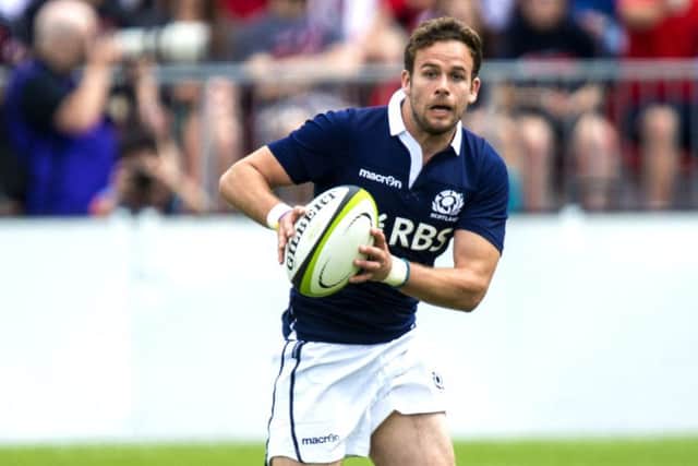 Glasgows Ruaridh Jackson insists he couldnt resist the opportunity to join the Scotland squad. Picture: SNS