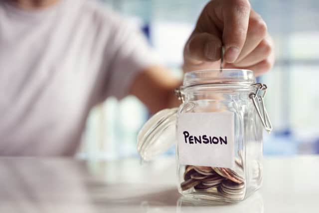 A generic photo of a pan dropping coins into a jar labelled 'pension'. See PA Feature FINANCE Pension. Picture credit should read: PA Photo/thinkstockphotos. WARNING: This picture must only be used to accompany PA Feature FINANCE Pension