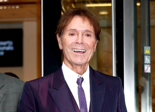Sir Cliff Richard leaves the Rolls Building in London, where a High Court judge has been hearing evidence in a legal battle between Sir Cliff and the BBC.
