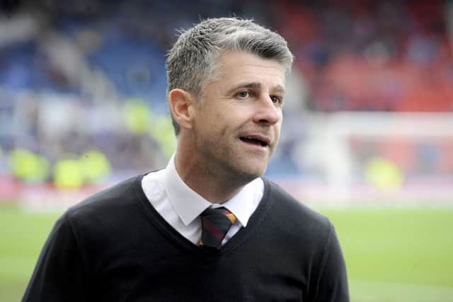 Motherwell manager Stephen Robinson. Picture: Michael Gillen
