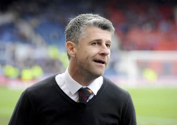 Motherwell manager Stephen Robinson. Picture: Michael Gillen