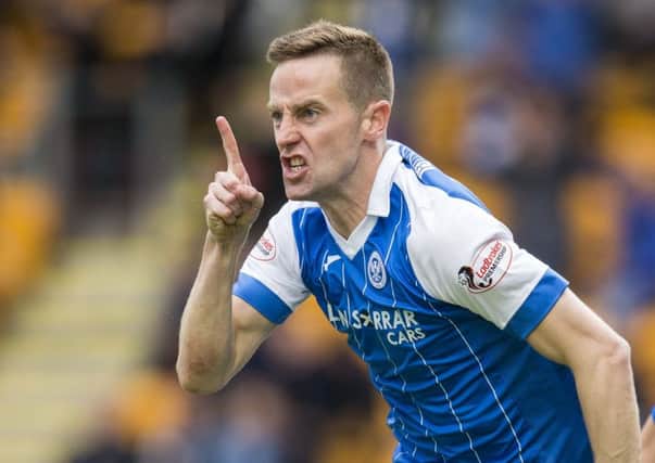 St Johnstone striker Steven MacLean is a fiery competitor. Picture: SNS