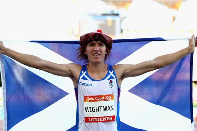 Jake Wightman celebrates his bronze in the 1,500m PICTURE: Getty Images