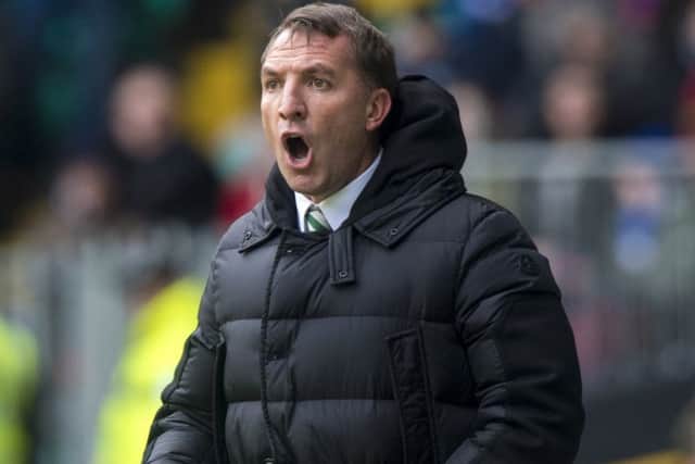 Rodgers is aware he has to keep his emotions under control in Old Firm games. Picture: SNS.