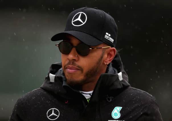 Lewis Hamilton will line up fourth in the Chinese Grand Prix. Picture: Getty.