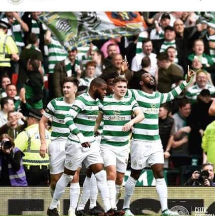 Celtic poke fun at Rangers. Picture: Celtic FC/Instagram