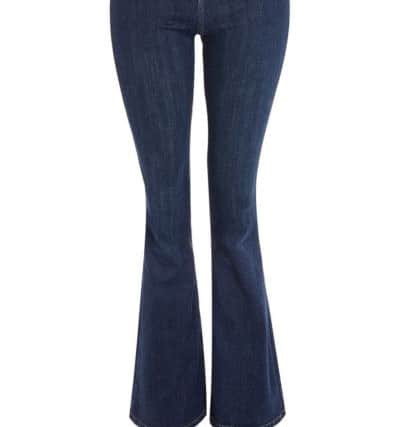 Topshop Moto Indigo Flared Jamie Jeans, Â£40, available from Topshop.
