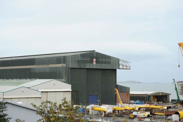 BiFab at the Fife Energy Park in Methil 
Photo ; WALTER NEILSON