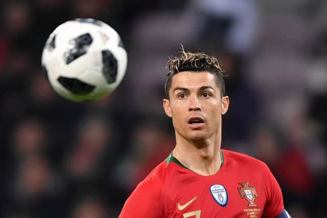 Cristiano Ronaldo will be expected to feature in the match at Hampden Park. Picture: Getty