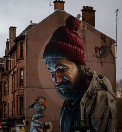One of Glasgow's most famous street murals.