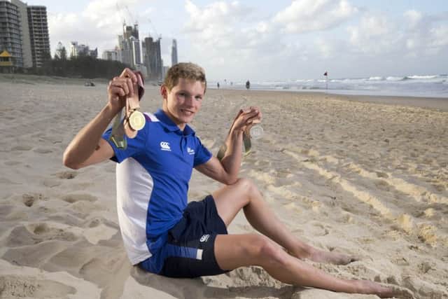 Swimmer Duncan Scott, who won six medals, epitomised the excellence of Team Scotlands effort at the Commonwealth Games. Picture: Jeff Holmes.