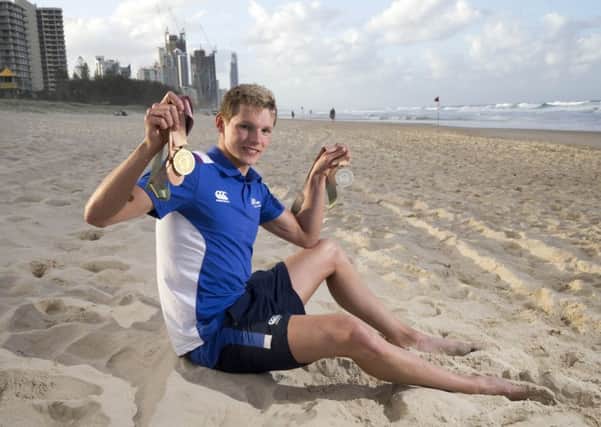 Swimmer Duncan Scott, who won six medals, epitomised the excellence of Team Scotlands effort at the Commonwealth Games. Picture: Jeff Holmes.