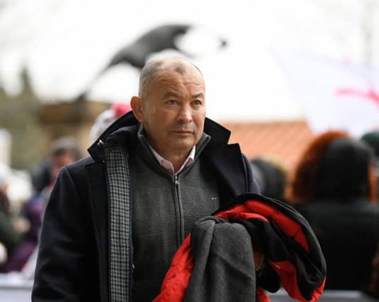 England rugby head coach Eddie Jones was subjected to verbal abuse at a Manchester station. File picture: Getty Images