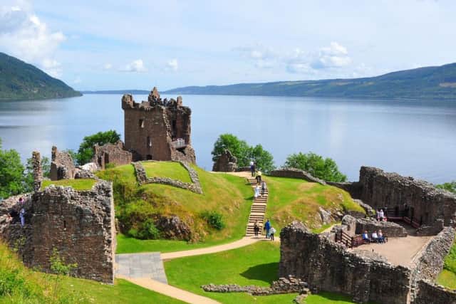 Urquhart Castle on the banks of Loch Ness is the third most visited historic property in Scotland. PIC: Creative Commons/Nilfanion.