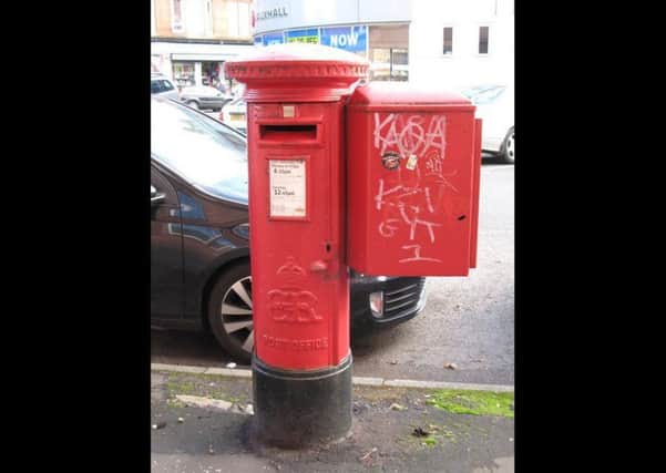 The Edward VIII post box on Nithsdale Road is now classed as a listed building. PIC: www.geograph.co.uk.