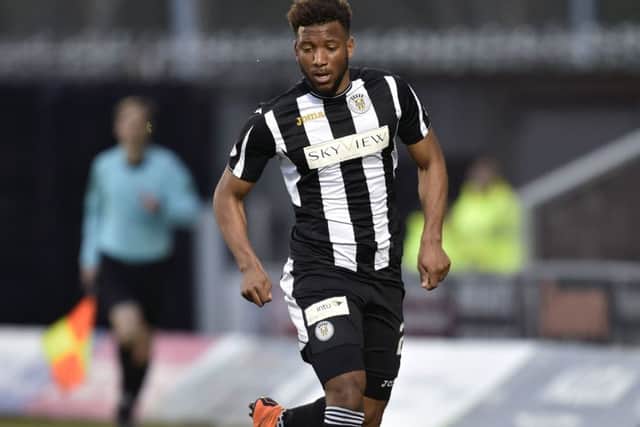 Myles Hippolyte opened the scoring for St Mirren. Picture: SNS.