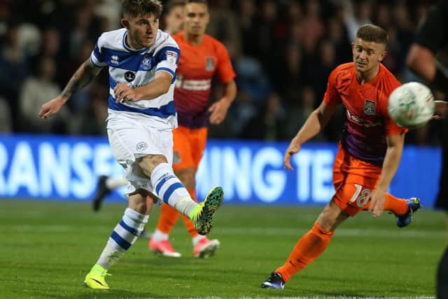 Ryan Manning in action for QPR against Northampton Town in the Carabao Cup. The midfielder is wanted by Celtic and Crystal Palace. Picture: Getty Images