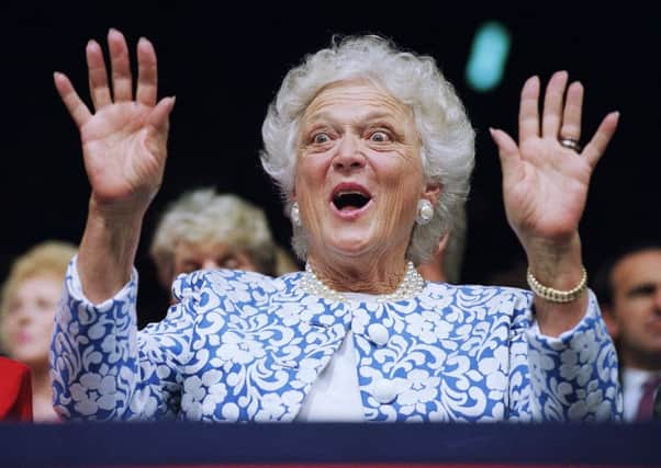 Former US first lady Barbara Bush has died at the age of 92. Picture: AP