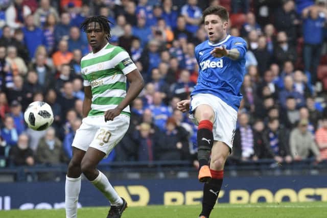 Josh Windass in action for Rangers during the Scottish Cup semi-final against Celtic at Hampden. Picture: Ian Rutherford/PA
