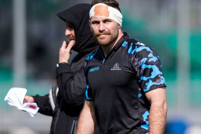 Callum Gibbins during a training session at Scotstoun. Picture: Ross Parker/SNS/SRU