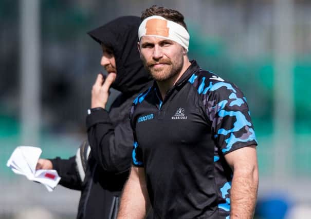 Callum Gibbins during a training session at Scotstoun. Picture: Ross Parker/SNS/SRU