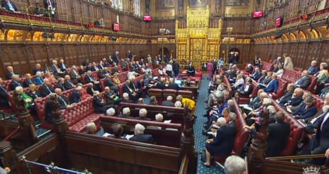 Peers in the House of Lords. Picture: PA Wire