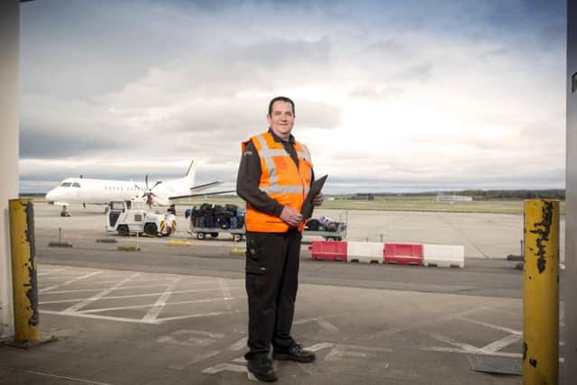 John Angus MacDonald - dispatcher, Inverness Airport. Picture: Donald MacLellan