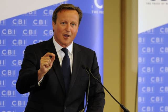 David Cameron said being prime minister was "a hard enough job without your predecessor giving you a running commentary". Picture: John Devlin