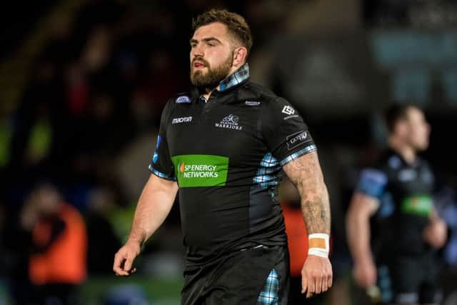 Jamie Bhatti in action for Glasgow Warriors. Picture: SNS