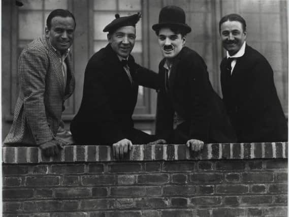 Harry Lauder and Charlie Chaplin made a short film together in Hollywood in 1918. Picture: Roy Export Company Limited