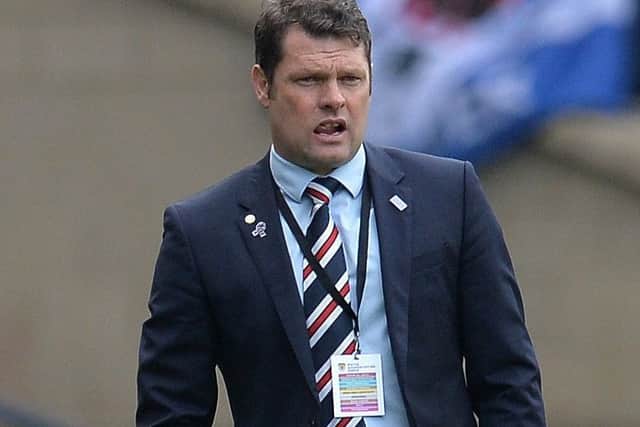 Rangers manager Graeme Murty looks on during the Scottish Cup semi-final. Picture: Mark Runnacles/Getty Images