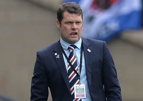 Rangers manager Graeme Murty looks on during the Scottish Cup semi-final. Picture: Mark Runnacles/Getty Images