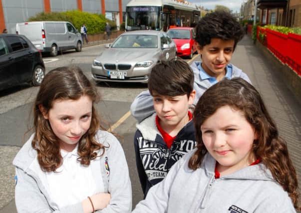Children from Flora Stevenson Primary School in Orchard Brae, Edinburgh. Picture: Toby Williams