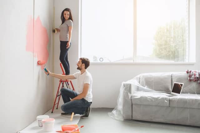 A lick of paint is one of the cheapest ways to enhance any property. Picture: Thinkstock/PA