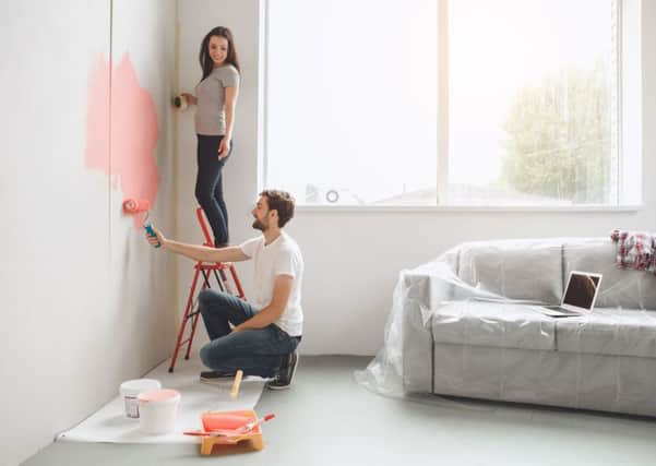 A lick of paint is one of the cheapest ways to enhance any property. Picture: Thinkstock/PA