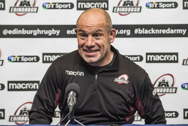 Edinburgh head coach Richard Cockerill. Picture: SNS