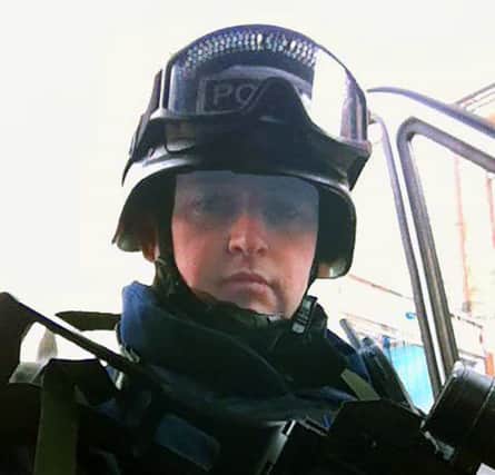 David Friel as a policeman. Picture: Stewart Robertson