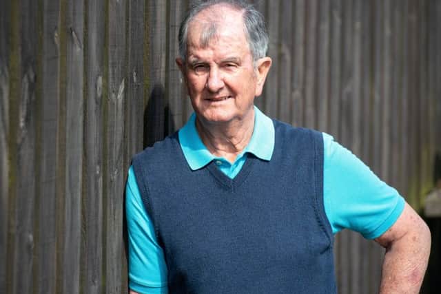 Bert Paton, one of Dunfermline's 1968 Scottish Cup-winning heroes, at home in Fife. Picture: Ian Georgeson