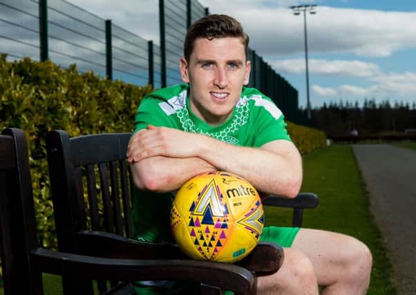 Paul Hanlon says this is one of the most enjoyable seasons in his ten years at Easter Road. Picture: SNS.