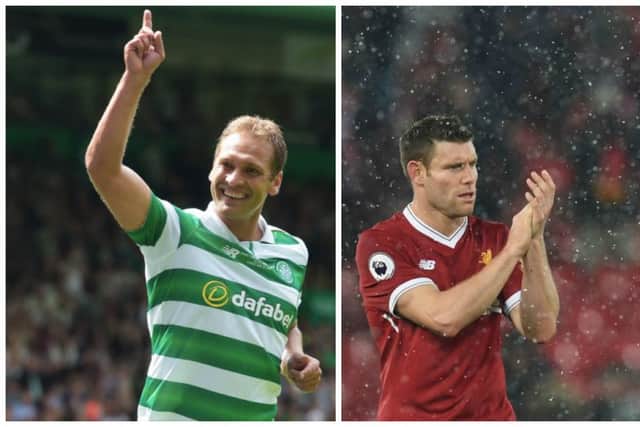 Stiliyan Petrov, left, and James Milner will be the two team captains. Pictures: SNS Group/Getty Images