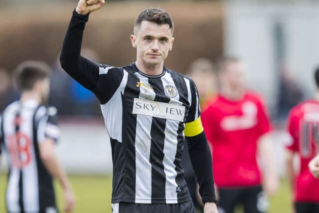 St Mirren captain Stephen McGinn has signed a new two-year deal. Picture: SNS Group